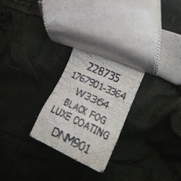 PAIGE Hoxton Ankle Pant in Black Fog Luxe Coating Women's Size 24 Black - Picture 9 of 9